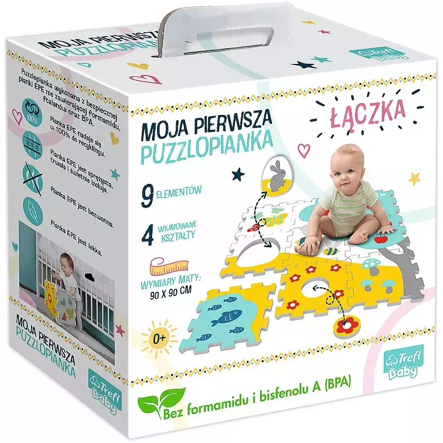 Moja pierwsza puzzlopianka. Łączka (9 elementów) - Puzzle