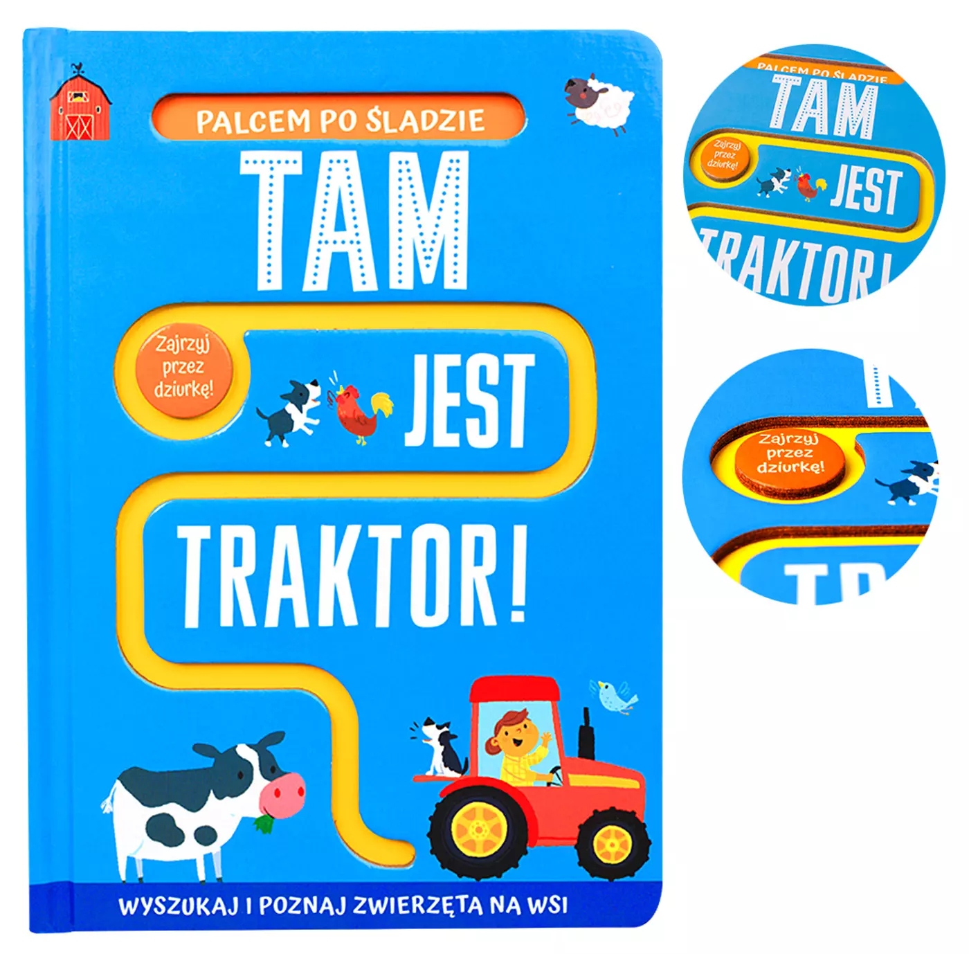 Palcem po śladzie. Tam jest traktor! - Książki