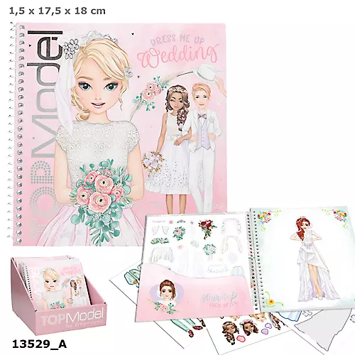 Zestaw Dress Me Up Wedding Top Model 13529A - Zabawki