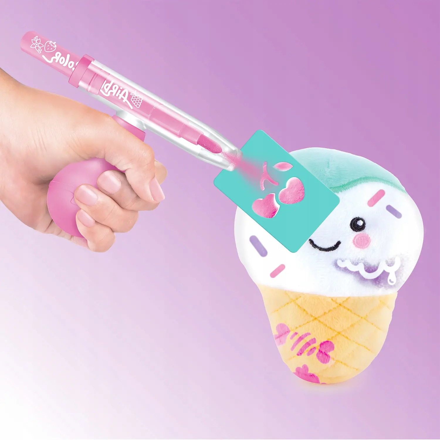 Projekt Plusz z ręcznym aerografem - Rożek - Zabawki