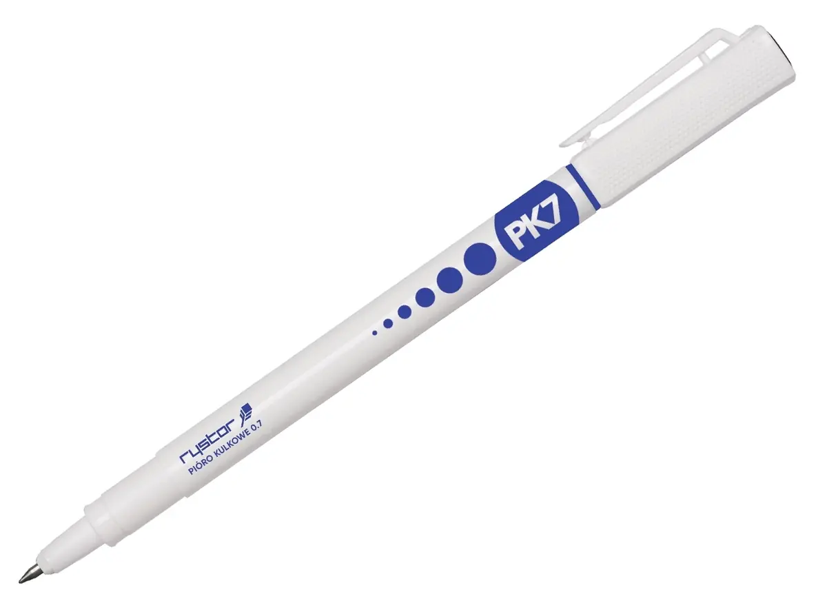 Pi?ro kulkowe Rystor PK-7 - niebieskie - Papiernicze i szkolne