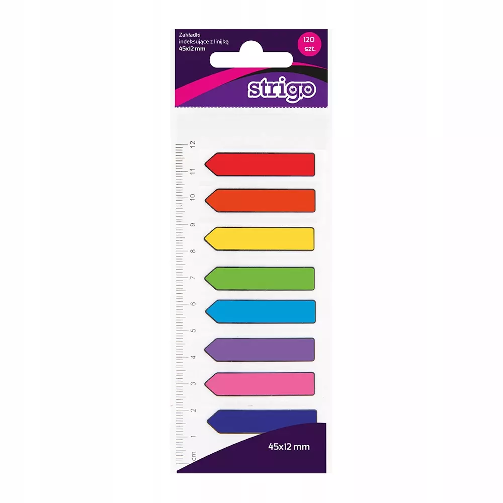 Zakładki indeksujące, strzałka - Papiernicze i szkolne