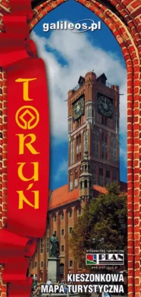 Toruń. Kieszonkowa, laminowana mapa turystyczna - Książki