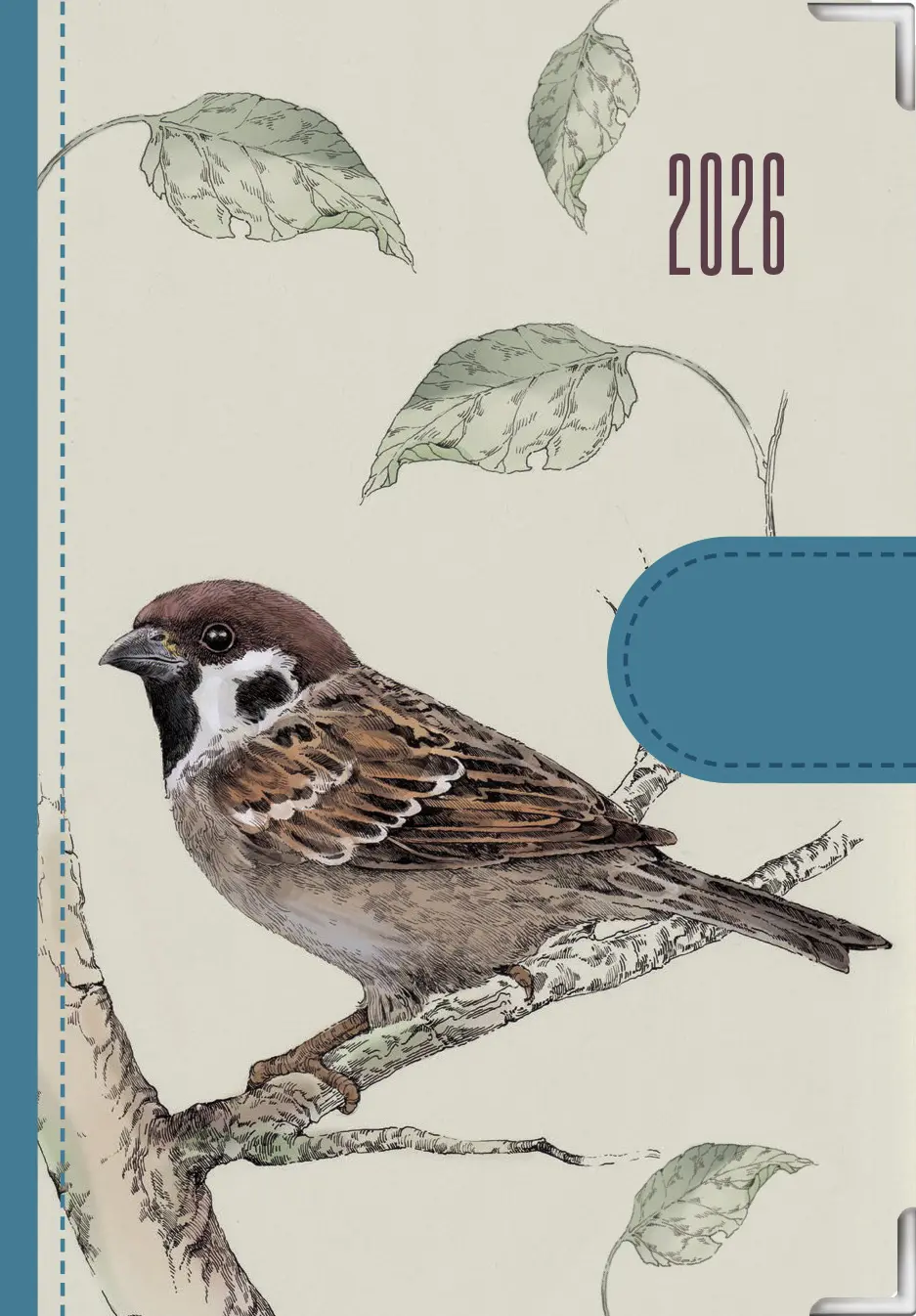 Kalendarz 2026 dzienny Natura Ptaki - Książki