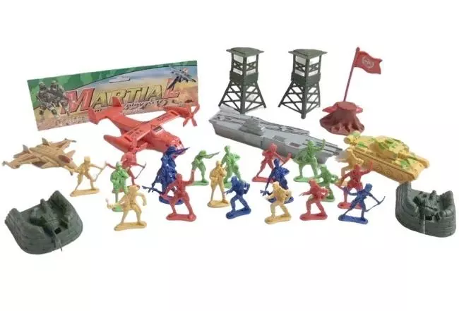 Żołnierzyki z akcesoriami - Zabawki