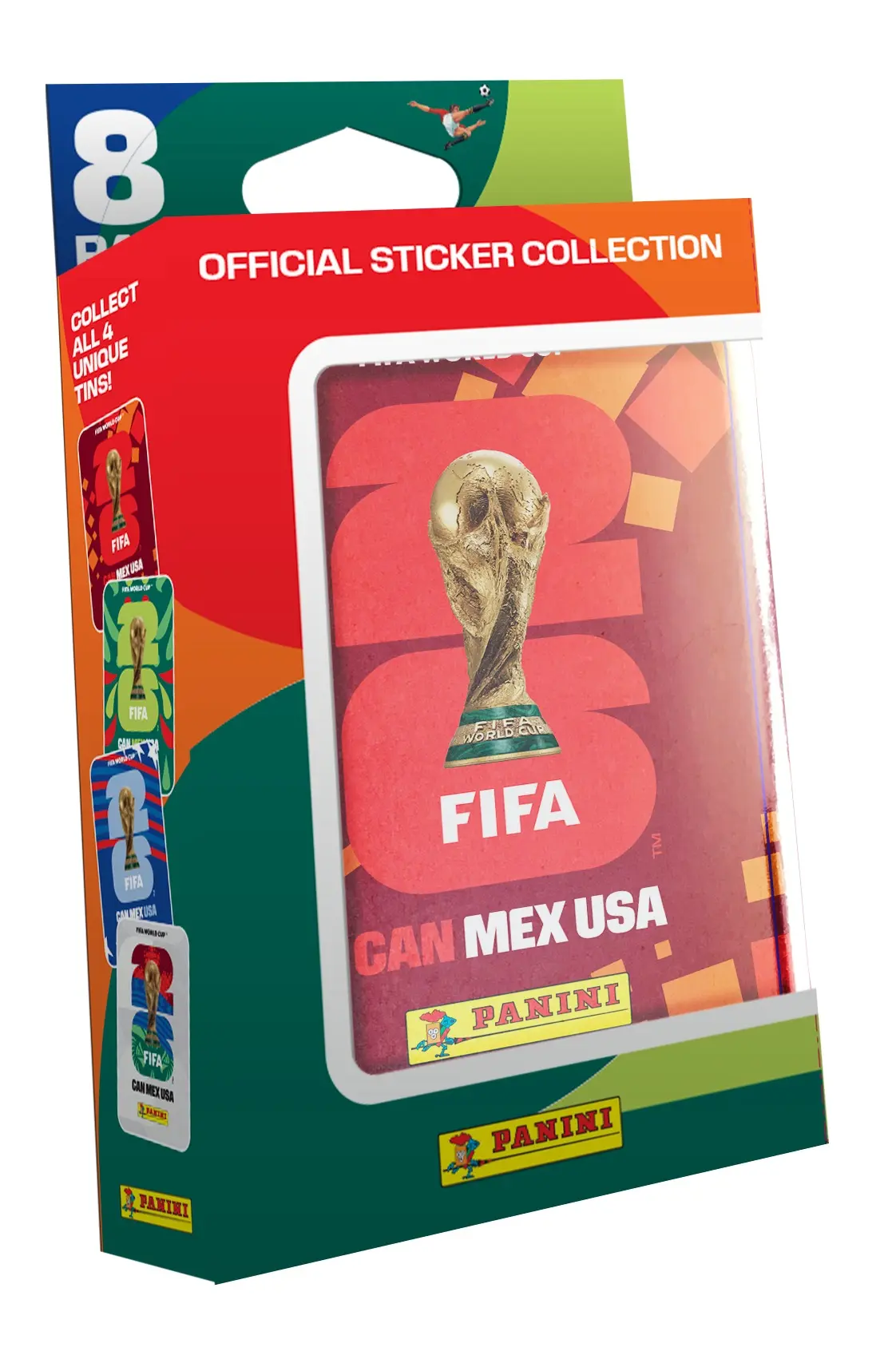 Fifa World Cup 2026 mini puszka z naklejkami - Zabawki