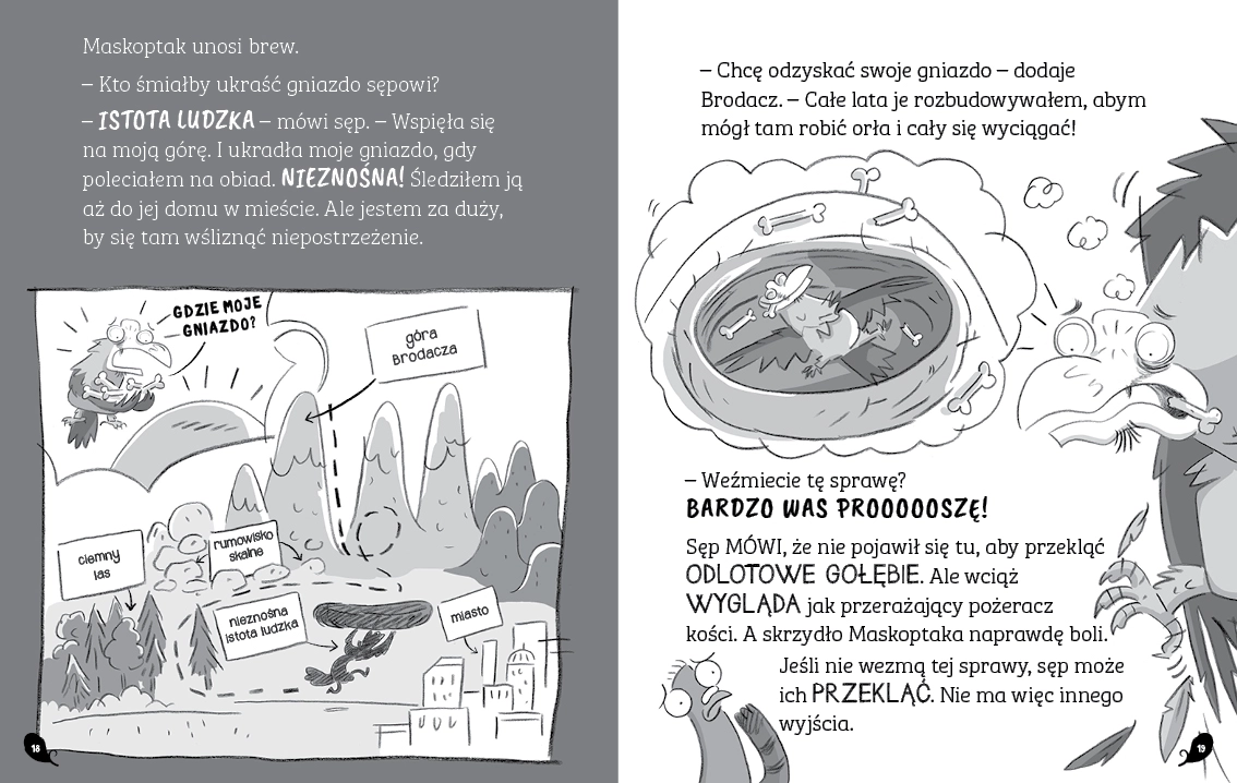 Odlotowe gołębie odpalają gniazdolot - Książki