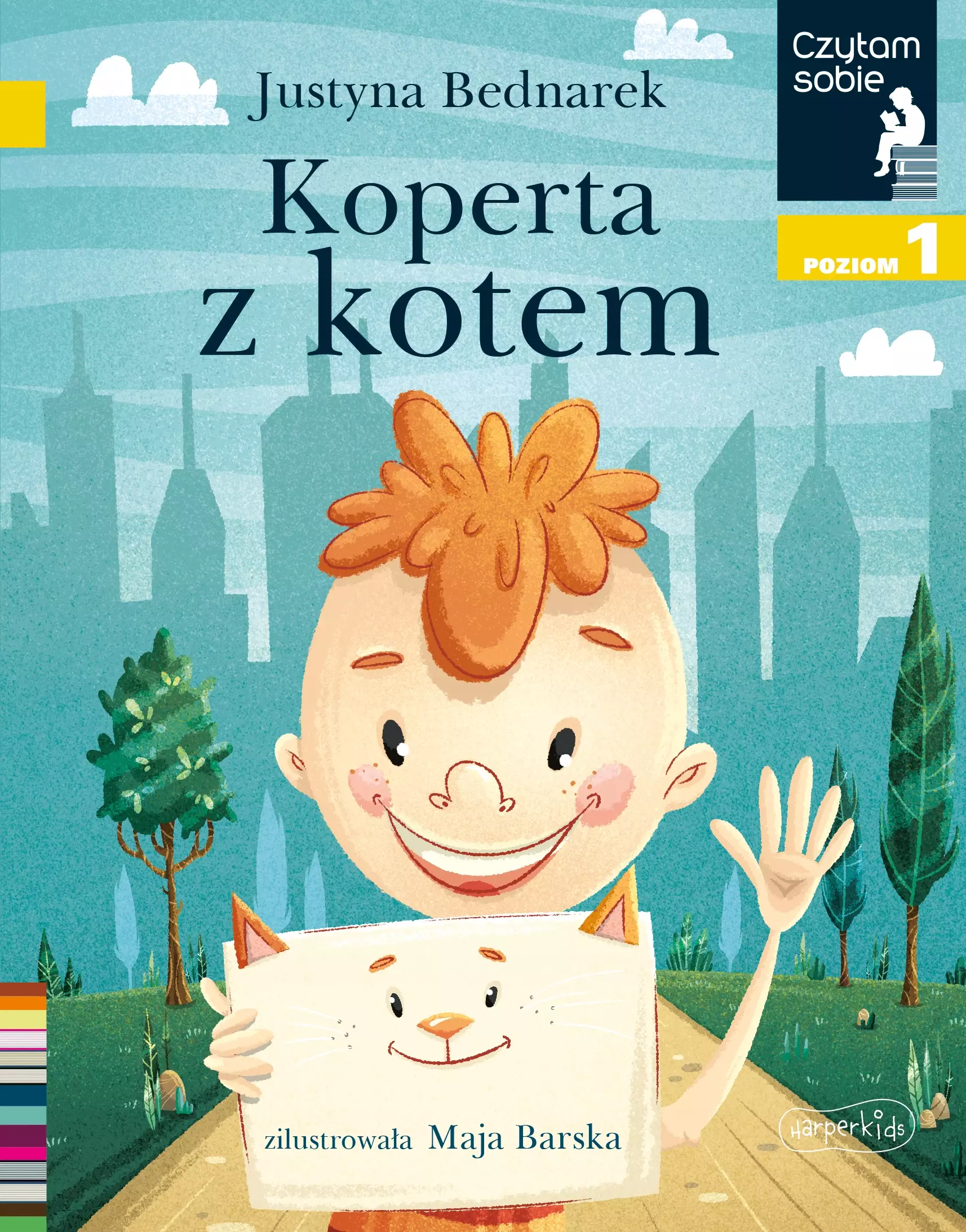 Czytam sobie. Poziom 1. Koperta z kotem - Książki