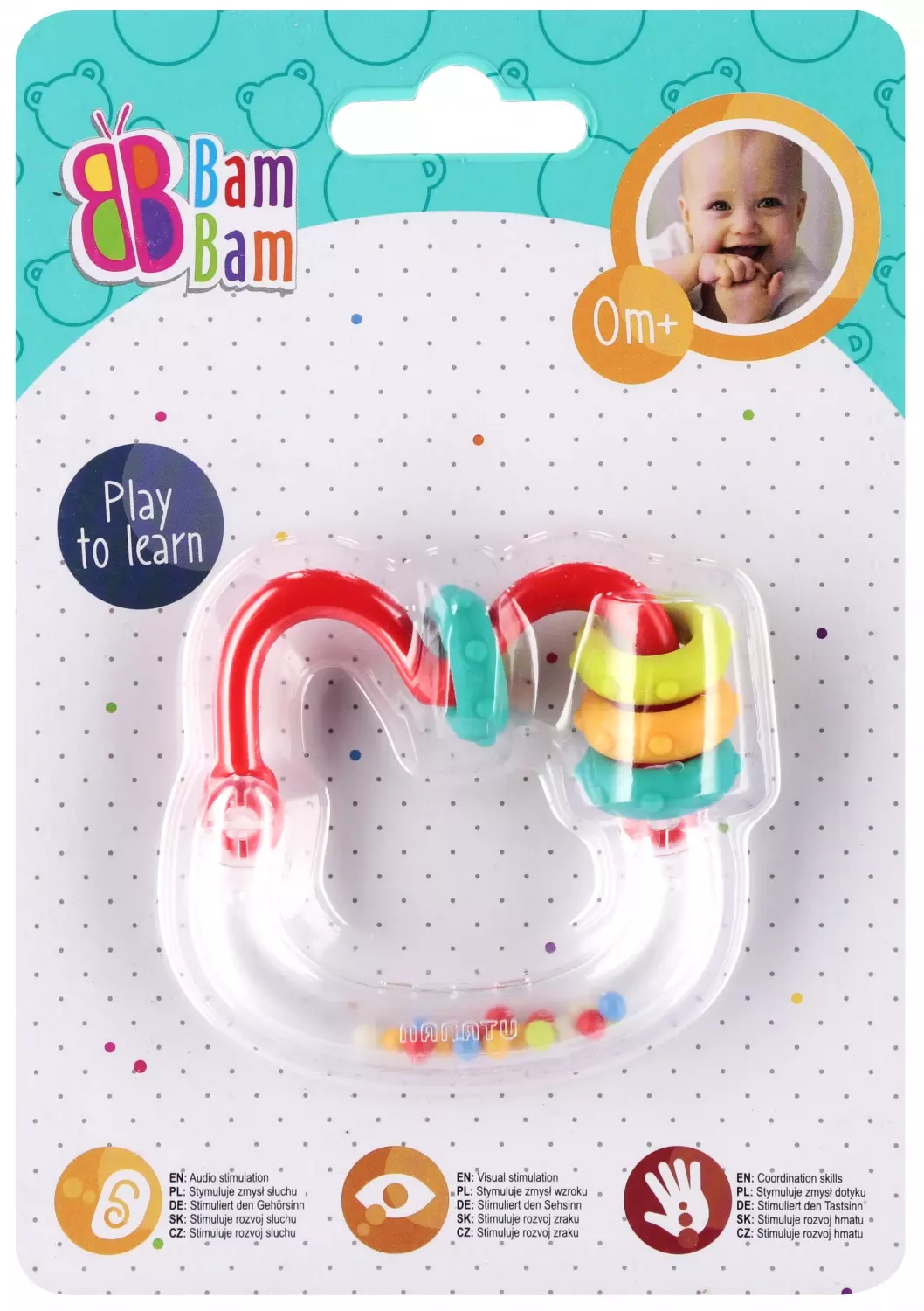 Grzechotka Spirala Bam Bam 569049 - Zabawki