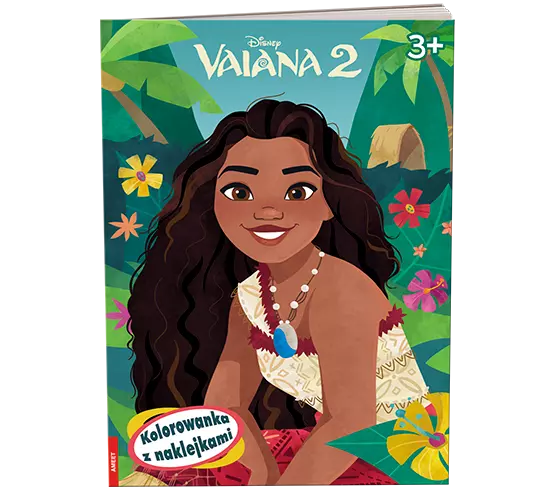 Vaiana 2 Kolorowanka z naklejkami - Książki