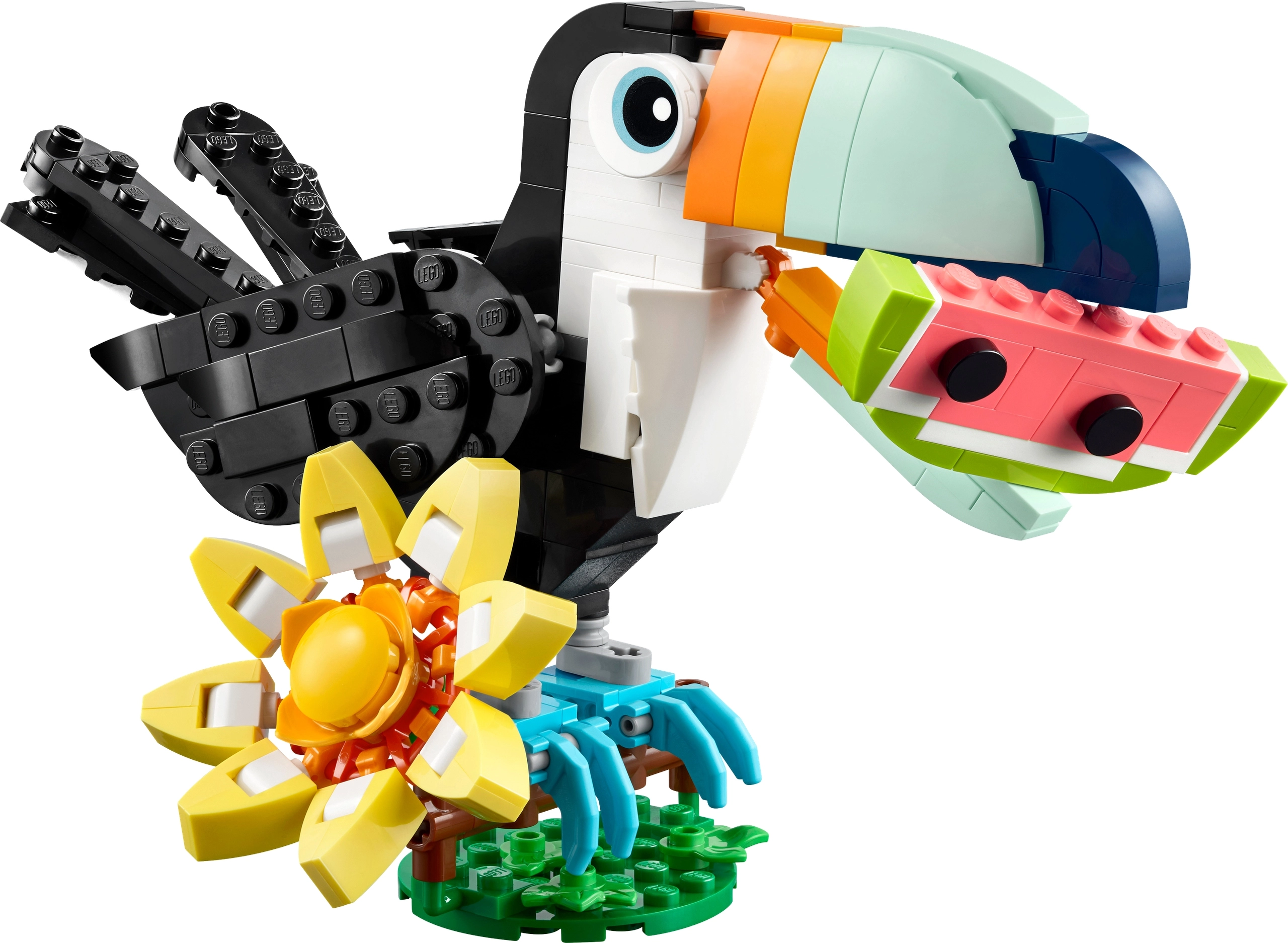 LEGO Creator 3 w 1 Dzikie zwierzęta: Tropikalny tukan 31173 - Zabawki