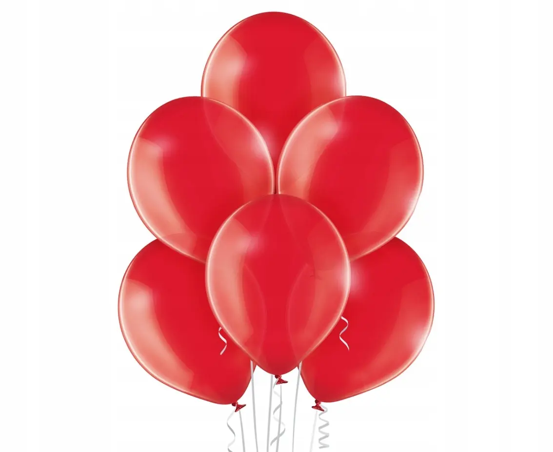 Balony Belbal 12", B105-131, (crystal Royal Red) crystal Royal Red, 100szt. - Papiernicze i szkolne