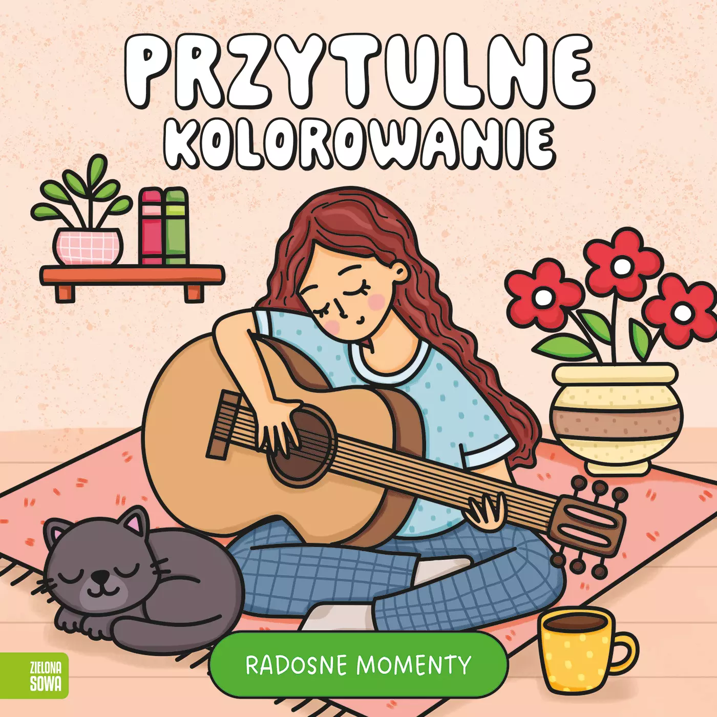 Przytulne kolorowanie. Radosne momenty - Książki