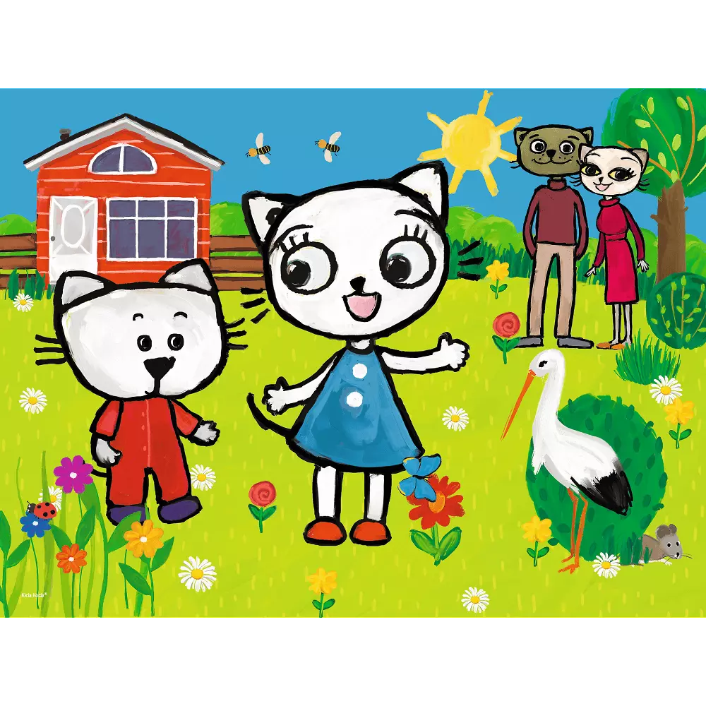 Puzzle 30 elementów. Kicia Kocia - Puzzle