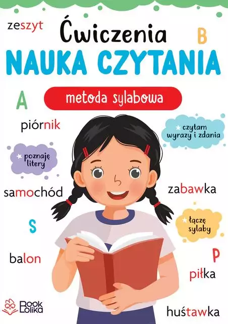 Ćwiczenia. Nauka czytania. Metoda sylabowa - Książki