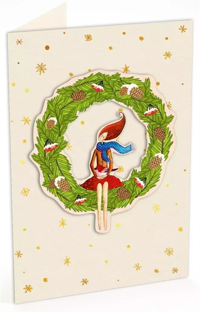 Karnet C6 naklejany + kop. Święta Wieniec - Książki