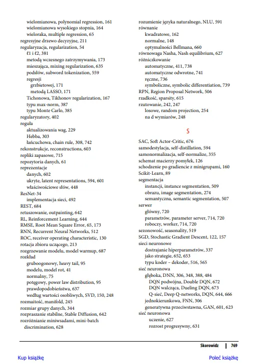 Uczenie maszynowe z użyciem Scikit-Learn, Keras i TensorFlow - Książki