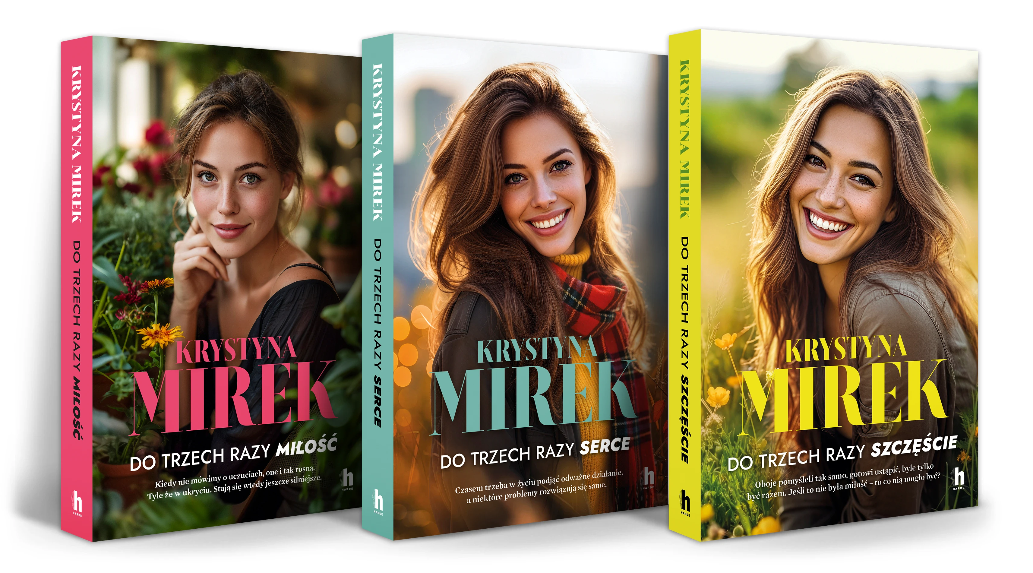 Pakiet Do trzech razy: miłość, serce i szczęście - Książki