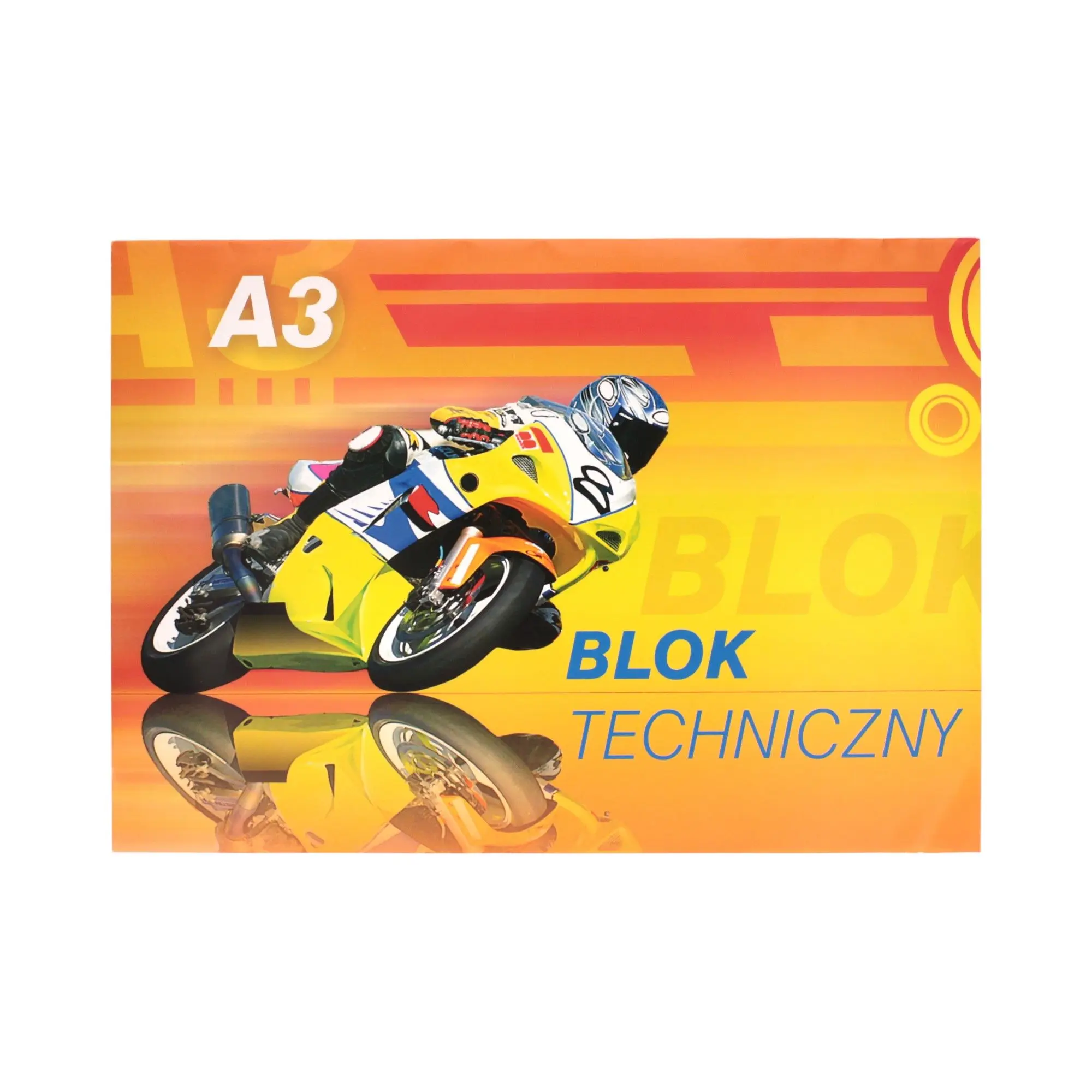 Blok techniczny A3/10 biały 240g Kreska - Papiernicze i szkolne