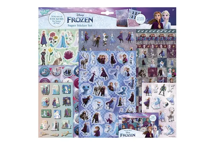 CCG super set naklejki Frozen 8ark.681521 81521 - Zabawki