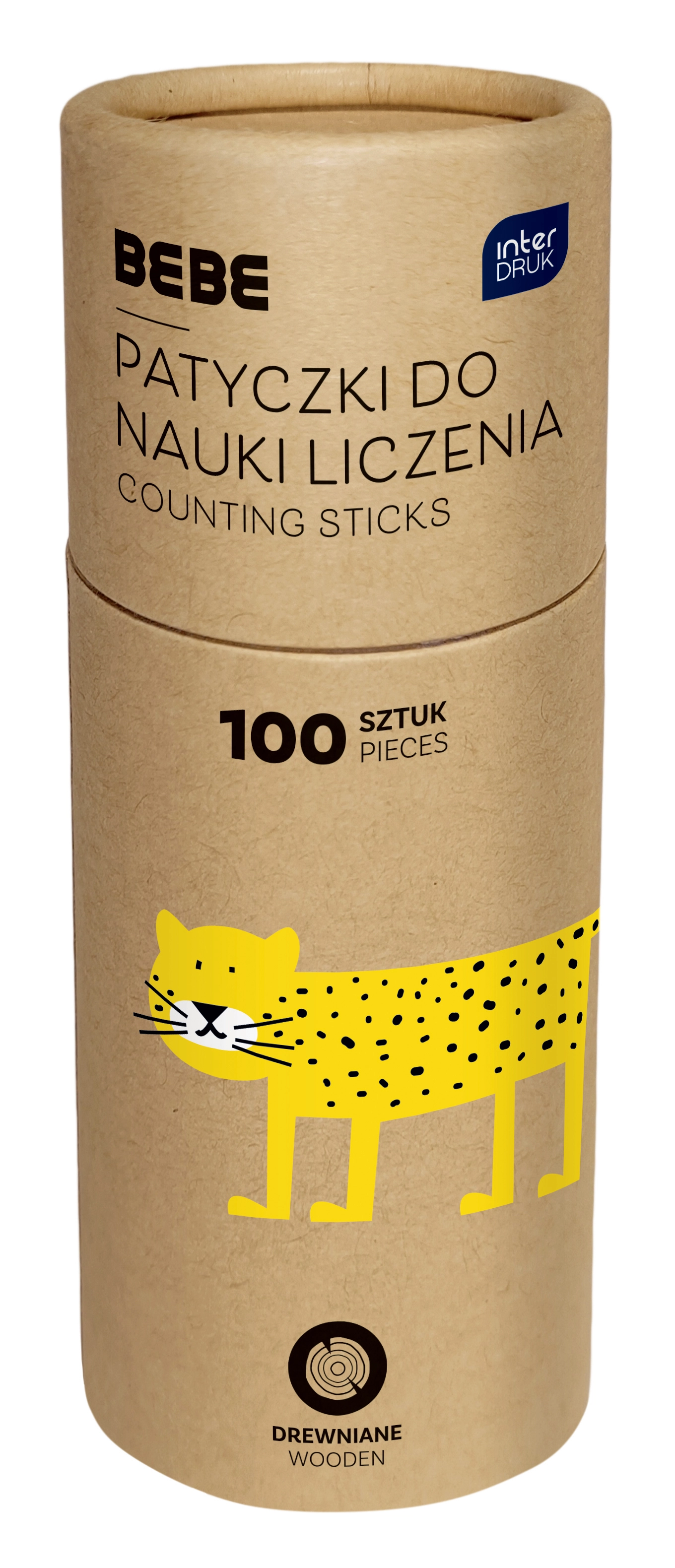 Patyczki drewniane do nauki liczenia - Papiernicze i szkolne