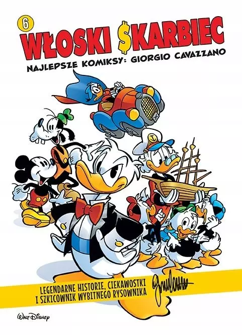 Włoski Skarbiec. Najlepsze komiksy: Giorgio Cavazzano. Tom 6 - Książki