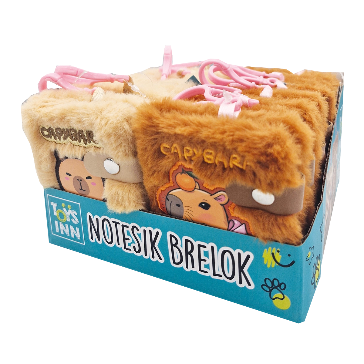 STNUX Notesik brelok kapibara 12/disp 99681 - Zabawki