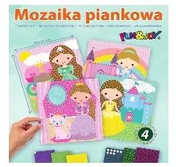Mozaiki piankowe Księżniczki 4 wzory - Zabawki