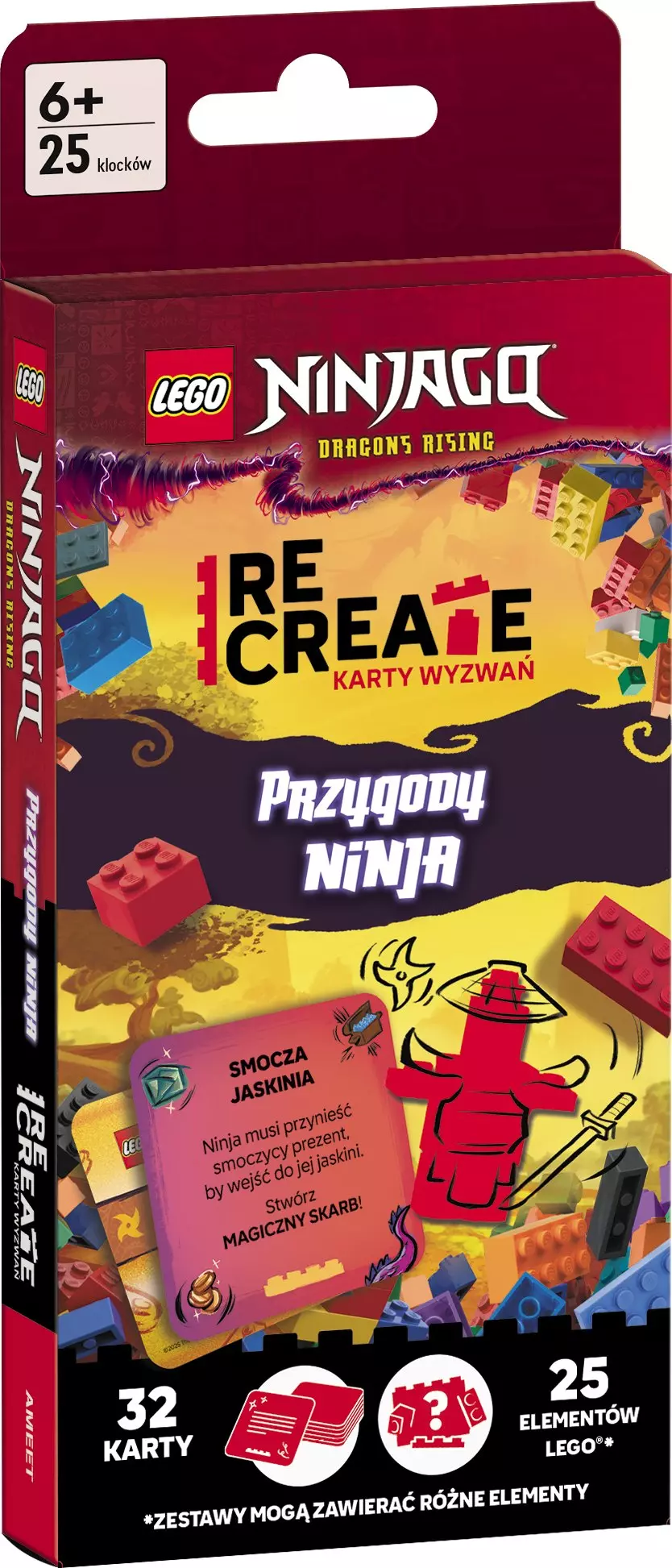 LEGO Ninjago. Recreate. Karty wyzwań. Przygody Ninja - Książki