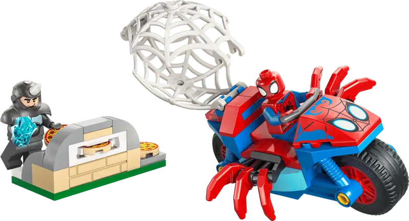 LEGO Marvel Spidey na motocyklu kontra Rhino 11206 - Zabawki