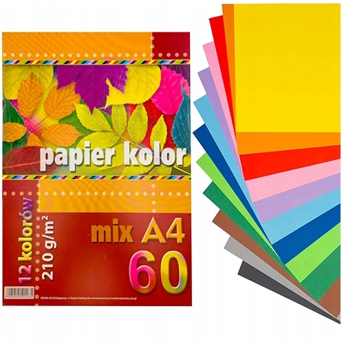 Papier biurowy Kreska format A4 200g 60 arkuszy - Papiernicze i szkolne
