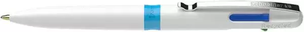 Długopis automatyczny 4 kolorowy TAKE4 Schneider obudowa biała cena za 1 szt - Papiernicze i szkolne