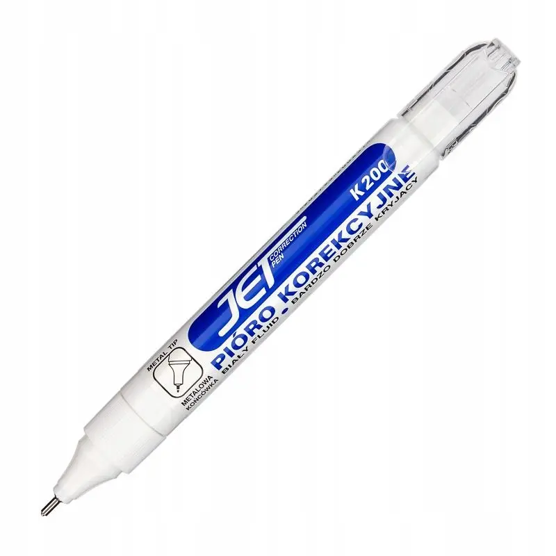 Korektor w długopisie Kamet K-2002 biały - Papiernicze i szkolne
