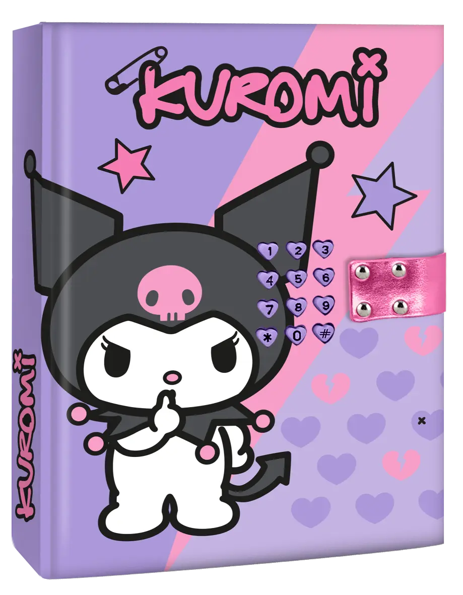 Pamiętnik na kod grający Kuromi KU00025 - Papiernicze i szkolne