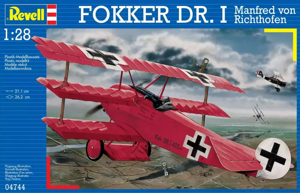 Model samolotu Fokker Dr.I 'Rich thofen'