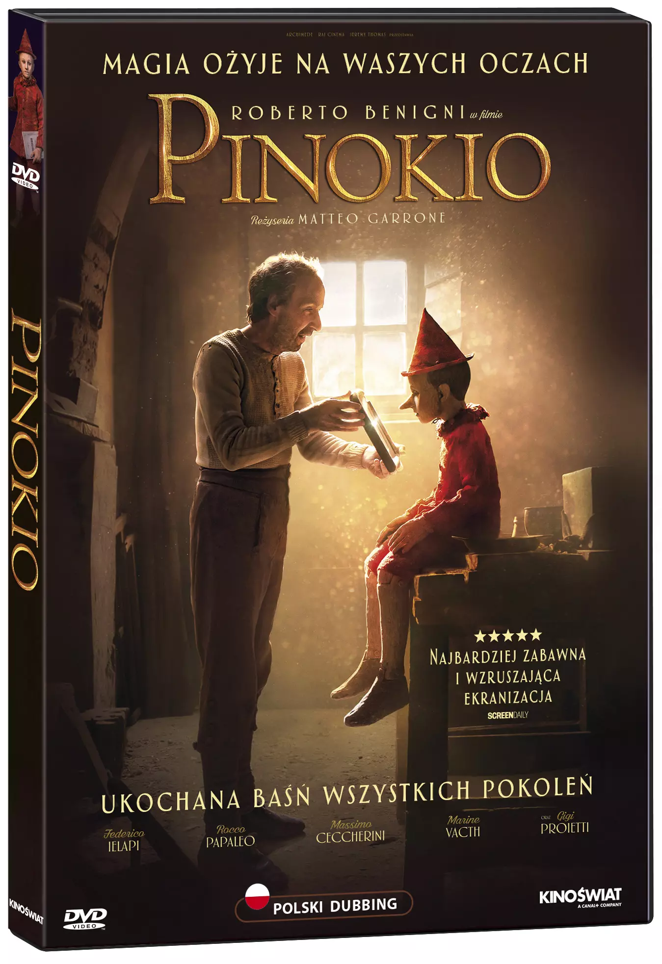 Pinokio, DVD - Filmy