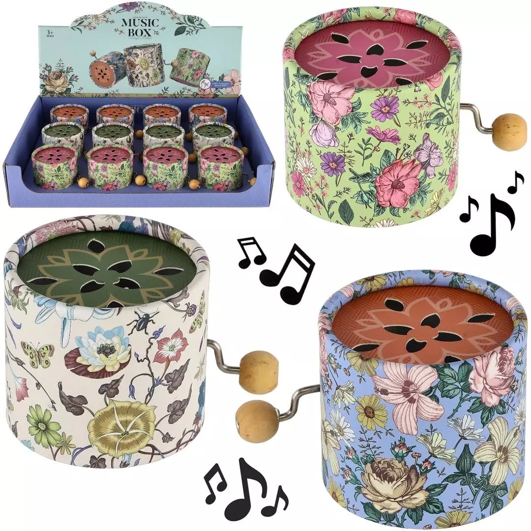 Pozytywka katarynka kwiaty MIX - Zabawki