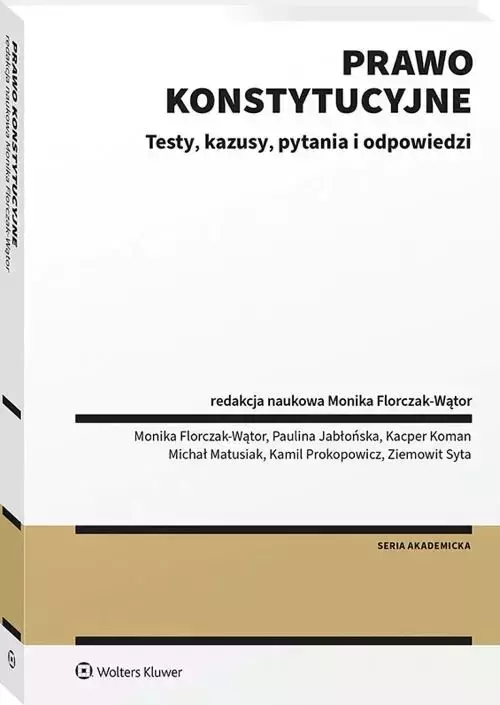 Prawo konstytucyjne Testy kazusy pytania i odpowiedzi - Książki