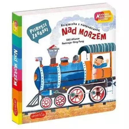 Akademia mądrego dziecka. Pierwsze zagadki. Nad morzem - Książki