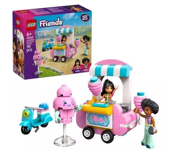 LEGO Friends Stoisko z watą cukrową i skute 42643 - Zabawki