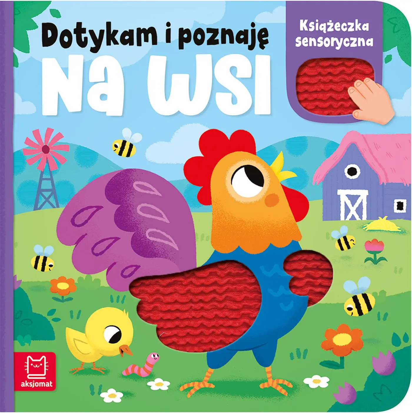 Dotykam i poznaję. Na wsi. Książeczka sensoryczna - Książki