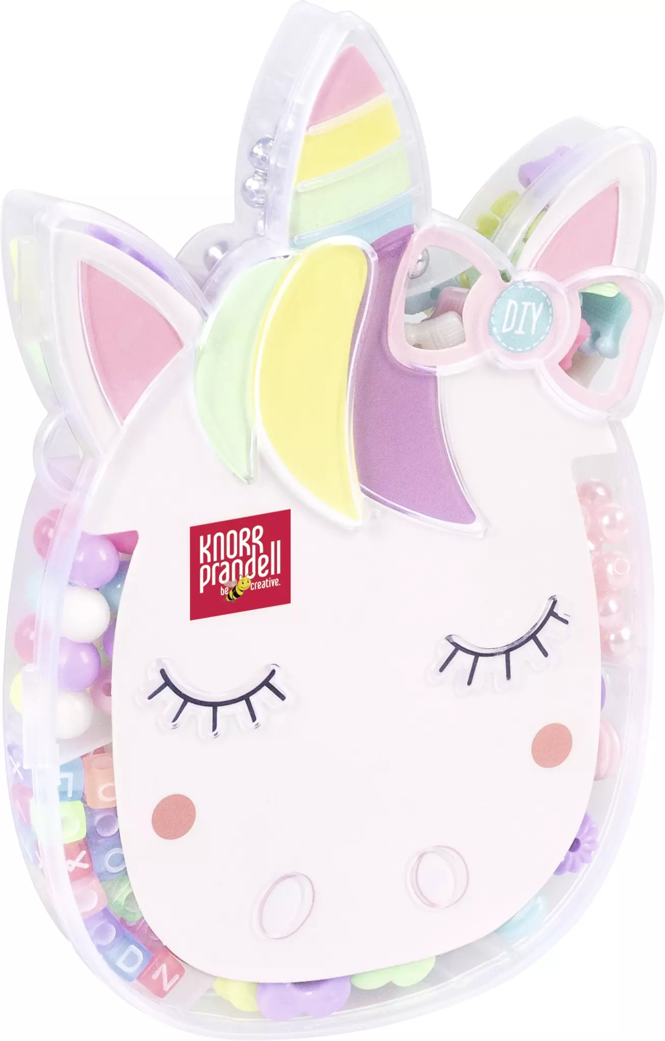 Zestaw jubilerski KNORR PRANDELL koralików żyłek gumek bransoletek UNICORN - Zabawki