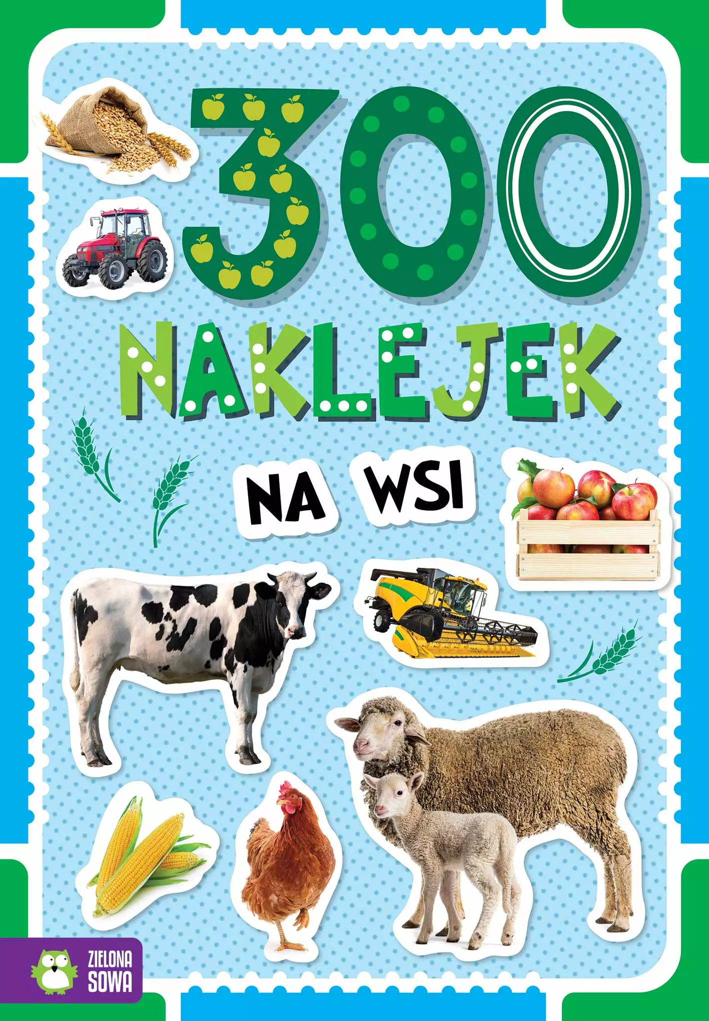 300 naklejek. Na wsi - Książki
