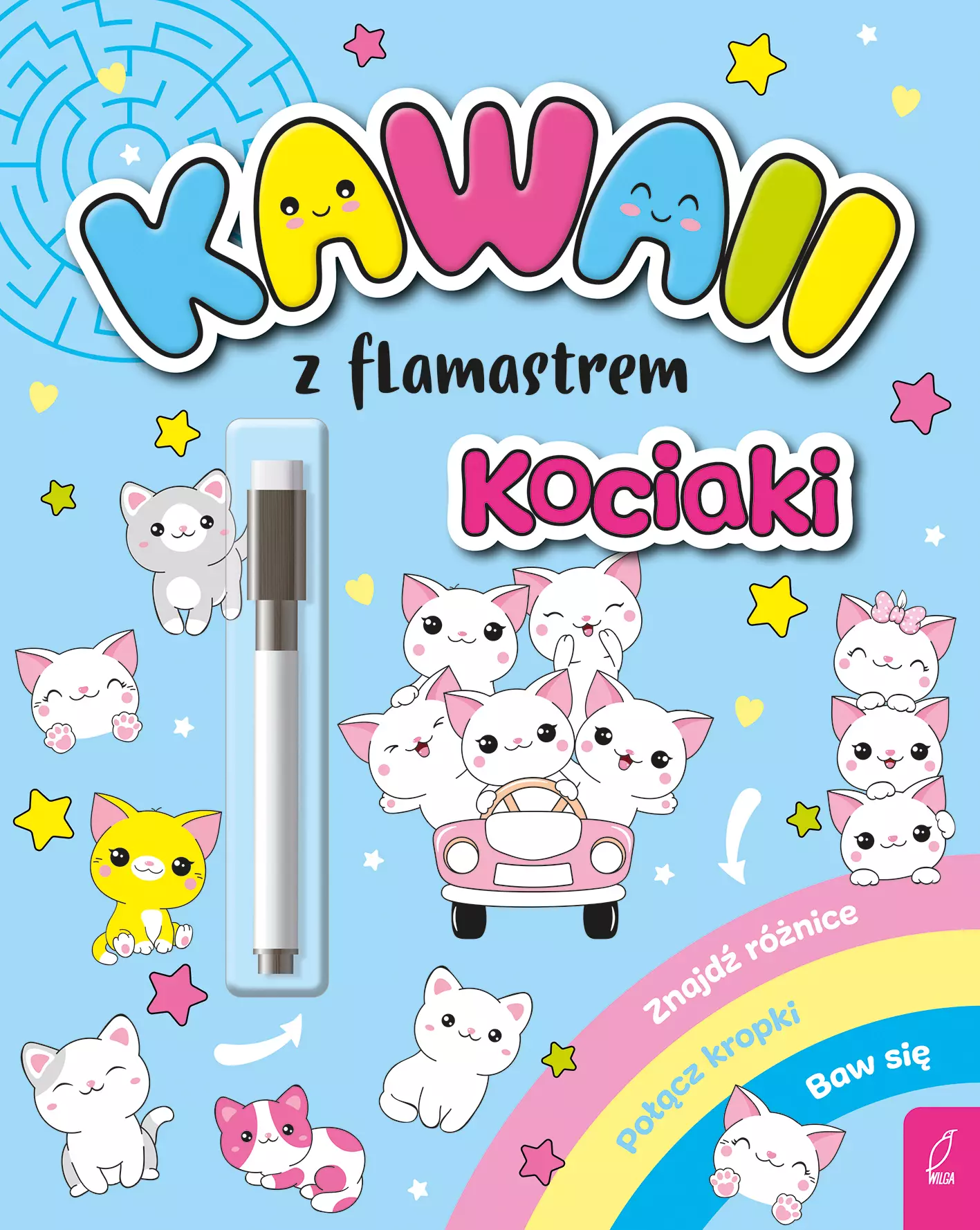 Kawaii z flamastrem. Kociaki - Książki