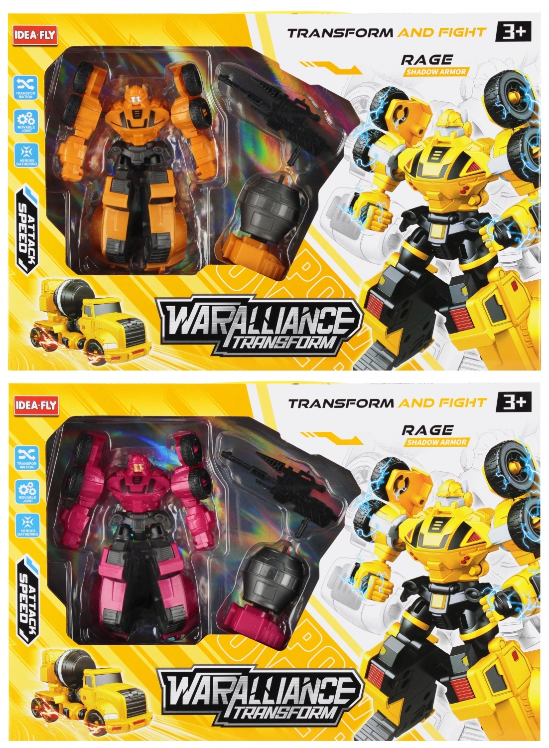 Robot 2w1 Auto Mega Creative 571501 - Zabawki