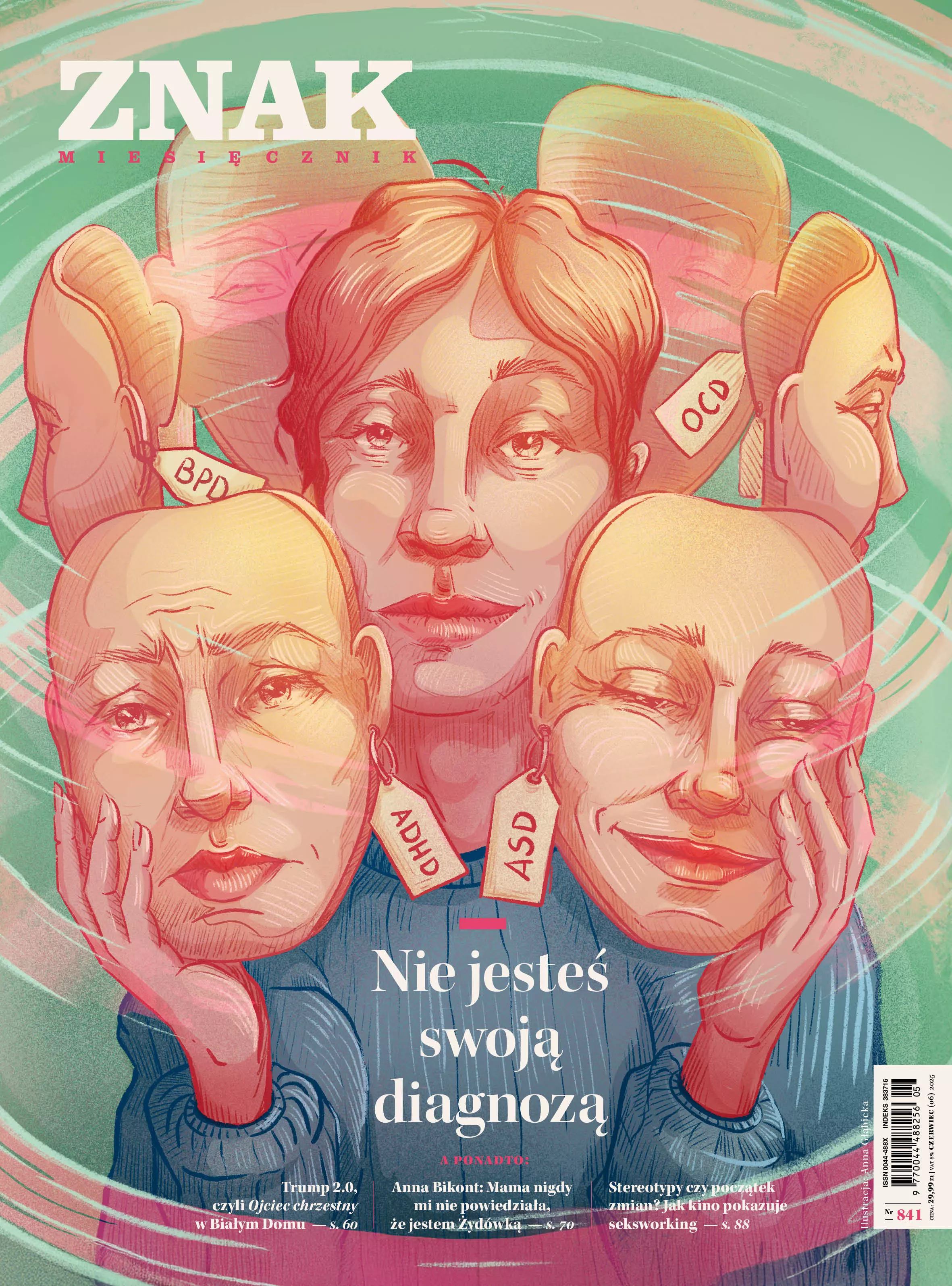 Miesięcznik ZNAK 841 (6/2025) - Nie jesteś swoją diagnozą - Książki