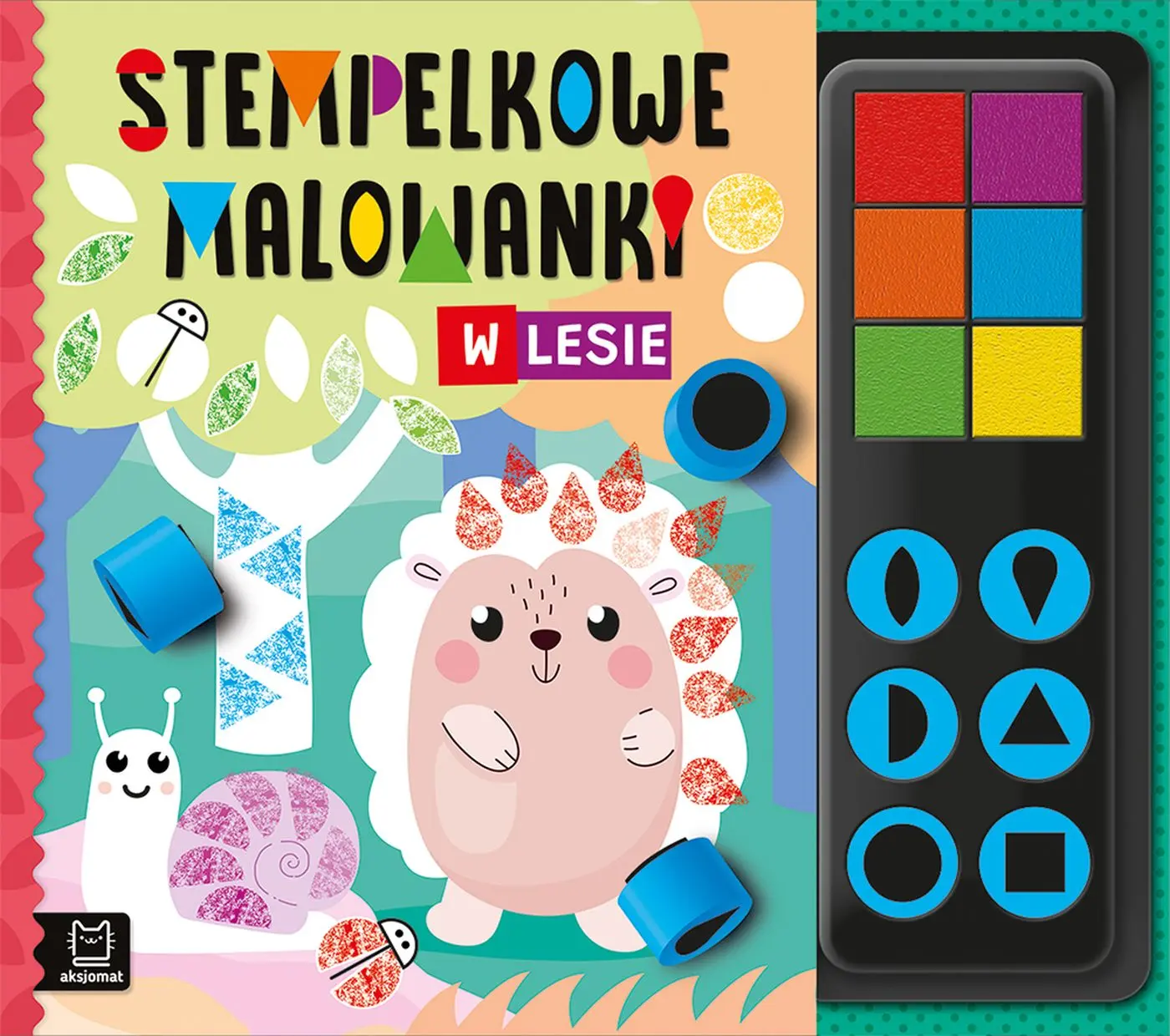 Stempelkowe malowanki. W lesie - Książki