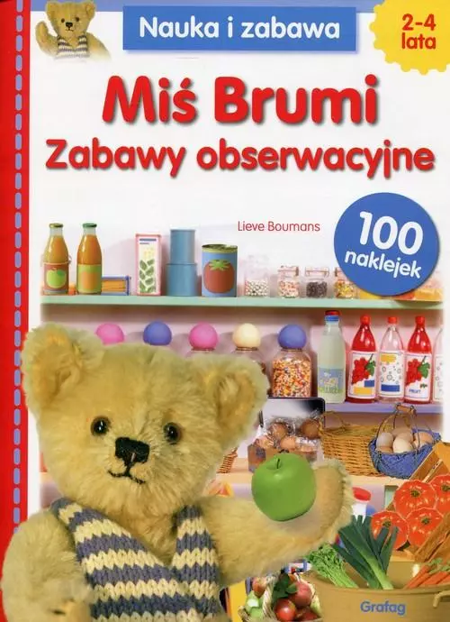 Miś Brumi Zabawy obserwacyjne Nauka i zabawa - Książki
