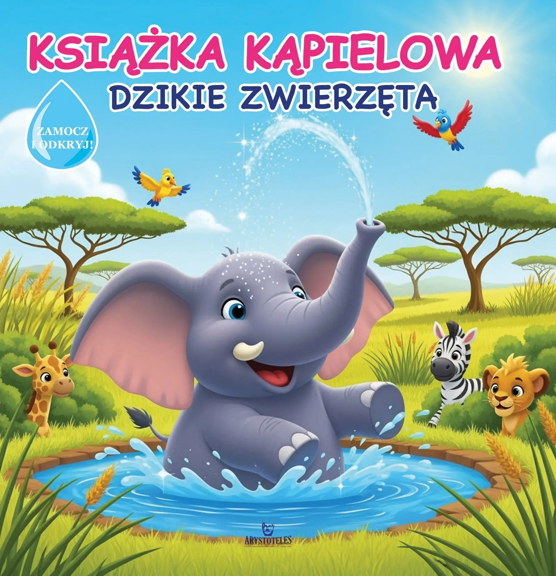 Dzikie zwierzęta. Książka kąpielowa - Książki
