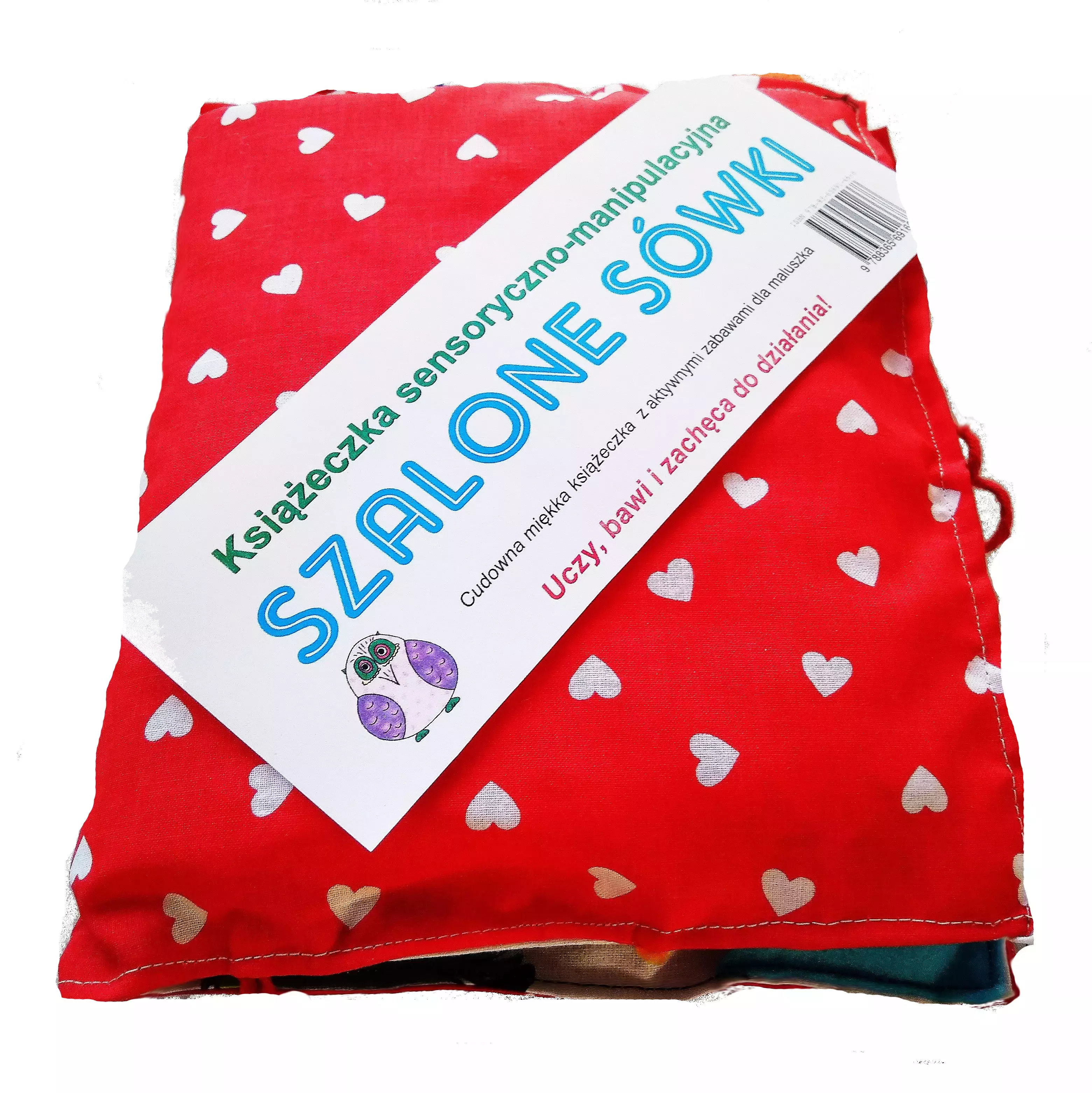 Książeczka sensoryczno-manipulacyjna. Szalone sówki - Książki